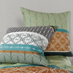 Atelier Du Coton Housse de couette 260x240 Echo + 2 taies coton 57 fils Discount