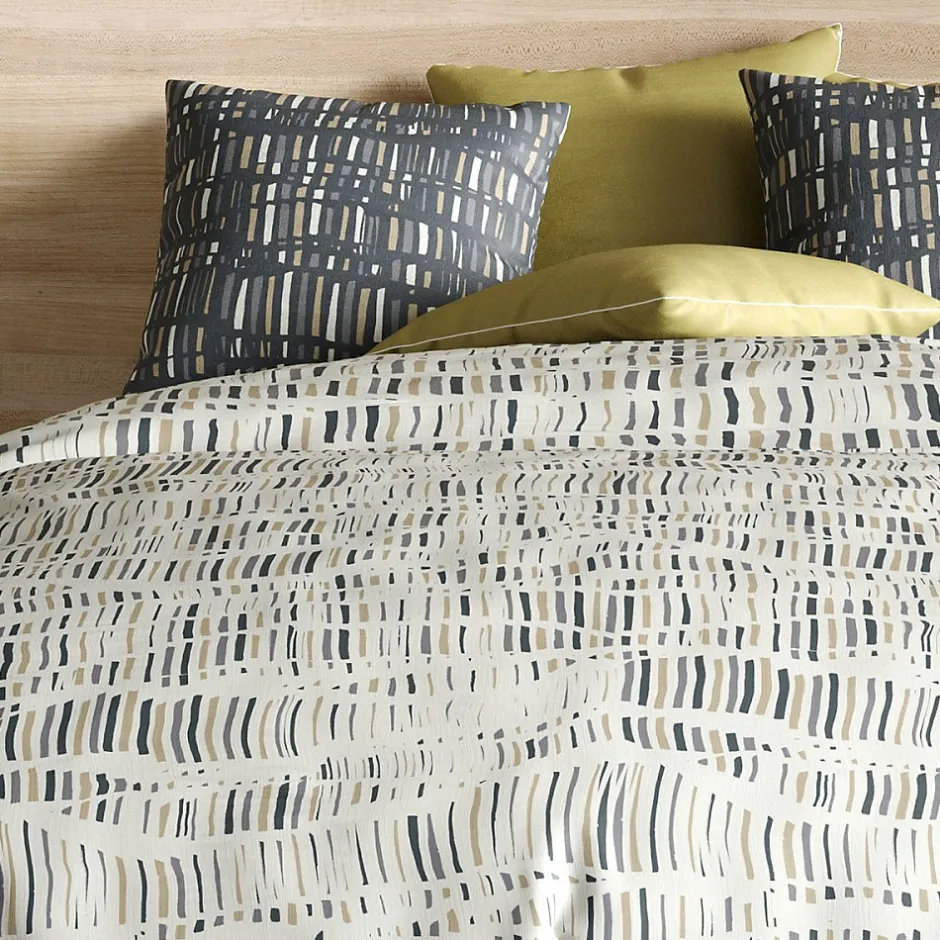 Atelier Du Coton Housse de couette 260x240 Flava + 2 taies coton 57 fils