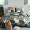 Atelier Du Coton Housse de couette 240x220 GINK + 2 taies coton 57 fils