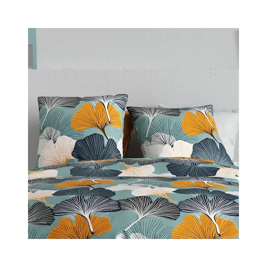 Atelier Du Coton Housse de couette 240x220 GINK + 2 taies coton 57 fils