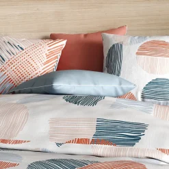 Atelier Du Coton Housse de couette 240x220 Halley + 2 taies coton 57 fils