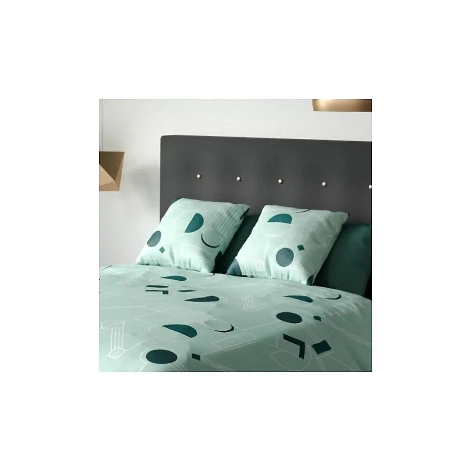 Atelier Du Coton Housse de couette 260x240 HAWAK + 2 taies microfibre