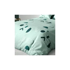Atelier Du Coton Housse de couette 260x240 HAWAK + 2 taies microfibre