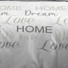 STOF Housse de couette 240x220 HOMELOVE + 2 taies coton 57 fils Hot