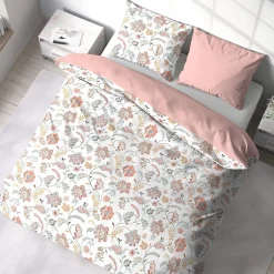 Cote Deco Housse de couette 240x220 ISPANA + 2 taies microfibre