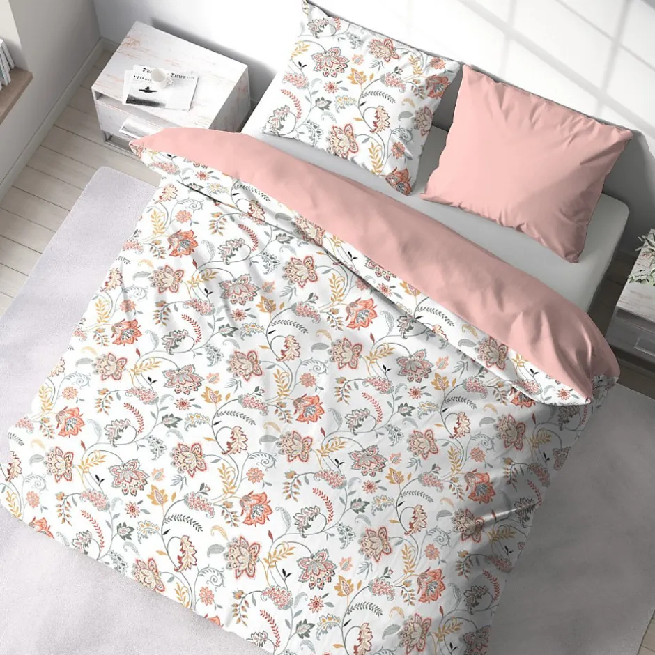 Cote Deco Housse de couette 240x220 ISPANA + 2 taies microfibre