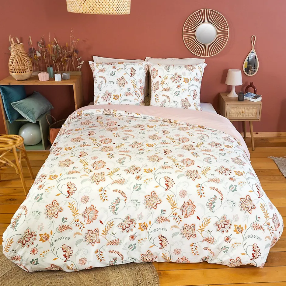 Cote Deco Housse de couette 240x220 ISPANA + 2 taies microfibre