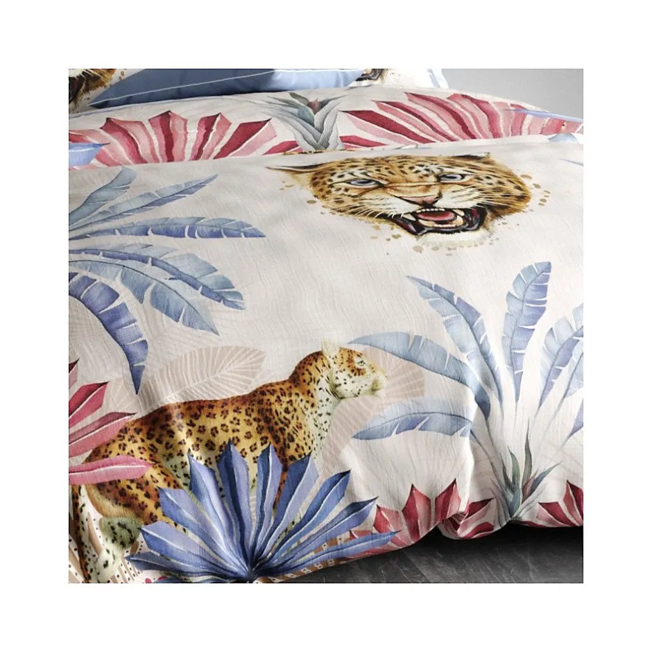 Atelier Du Coton Housse de couette 240x220 JAVA + 2 taies coton 57 fils