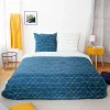 Cote Deco Housse de couette 240x220 List + 2 taies microfibre