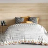 Atelier Du Coton Housse de couette 240x220 LOYA + 2 taies coton 57 fils