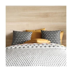 Atelier Du Coton Housse de couette 240x220 LOYA + 2 taies coton 57 fils