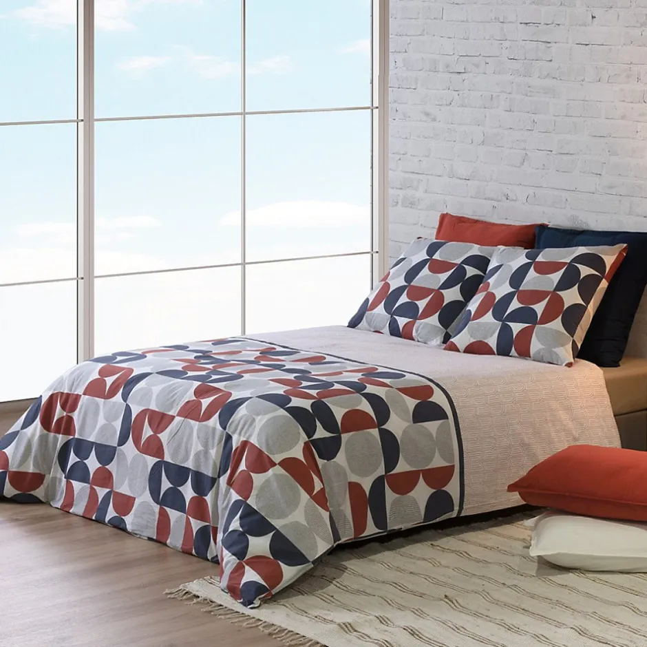 Atelier Du Coton Housse de couette 260x240 MOON + 2 taies coton 57 fils