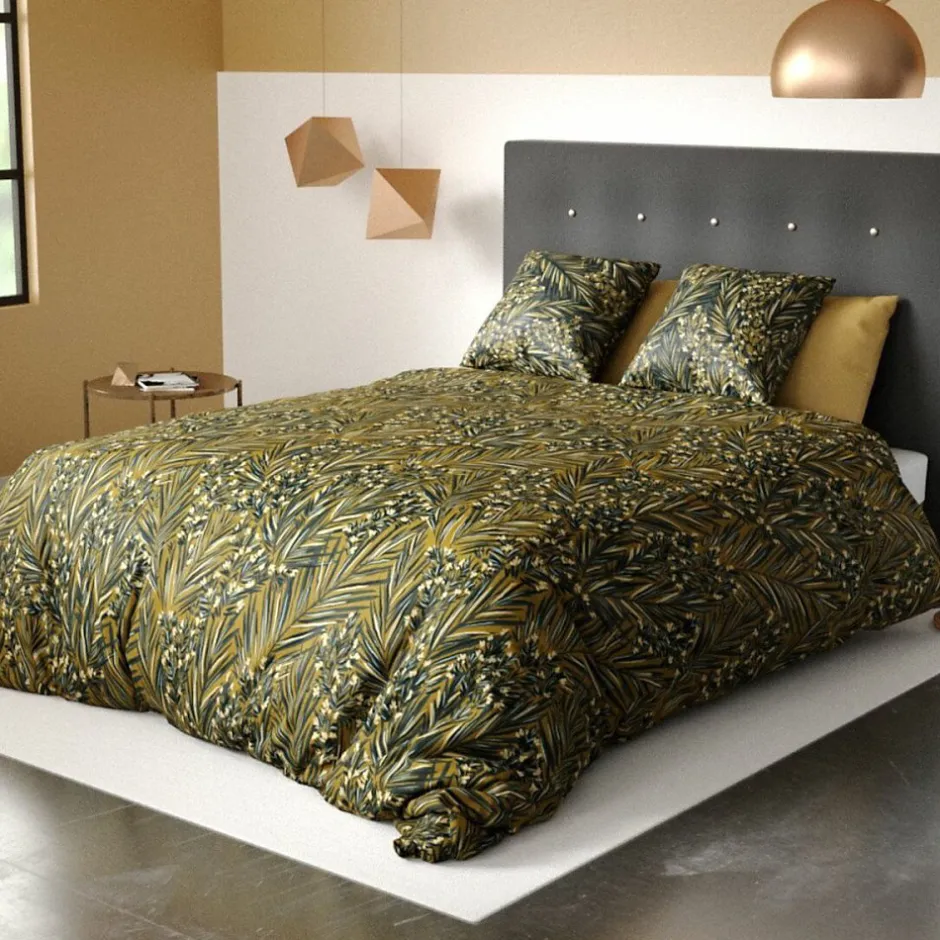 Atelier Du Coton Housse de couette 240x220 NAVA + 2 taies coton Bio 57 fils/cm2 Sale