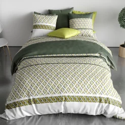 Atelier Du Coton Housse de couette 260x240 NAYAA + 2 taies coton 57 fils Online