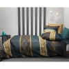 Atelier Du Coton Housse de couette 240x220 Qobe + 2 taies coton 57 fils Outlet