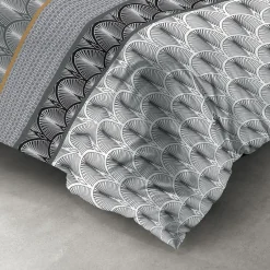 Atelier Du Coton Housse de couette 240x220 SAKIG + 2 taies coton 57 fils
