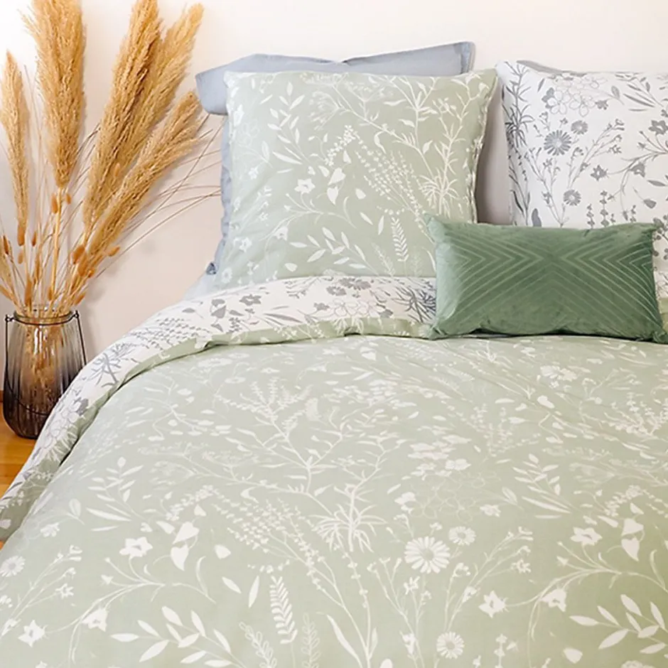 Cote Deco Housse de couette 240x220 Susie Satin + 2 taies 100% coton 78 fils Best