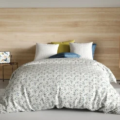 Atelier Du Coton Housse de couette 260x240 VITA + 2 taies coton 57 fils