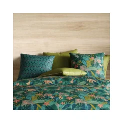 Atelier Du Coton Housse de couette 260x240 ZANIA + 2 taies coton 57 fils