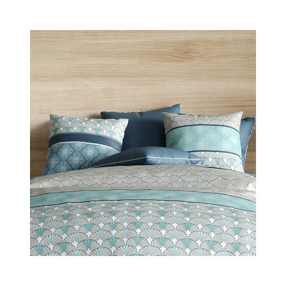 Atelier Du Coton Housse de couette 260x240 ZIRCON + 2 taies coton 57 fils