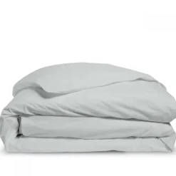 Bleu Calin Housse de couette 240x260cm Parure Gris Clair COTON