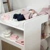 Sevira Kids Housse de matelas à langer + éponge bambou Jeanne Discount