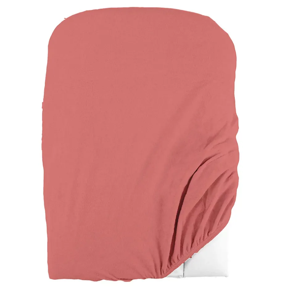 Domiva Housse de matelas à langer en éponge bouclette (50x75 cm - Terracotta) Best