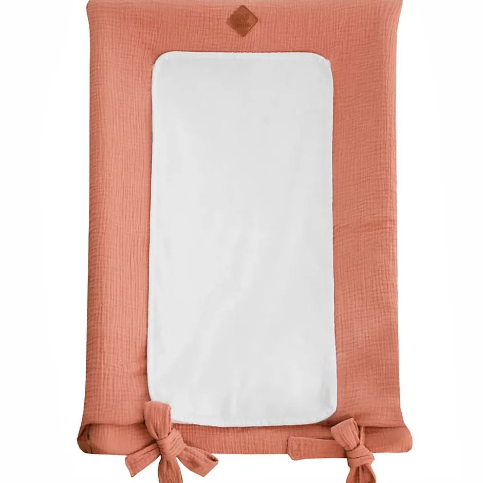 Sevira Kids Housse de matelas à langer en gaze de coton Jeanne New