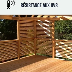 Arcane Industries Huile de lin naturelle pour bois intérieur, extérieur, terrasse, parquet, - 1 L -