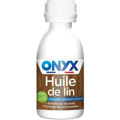 Onyx Huile de lin bricolage 190 ml pour bois, tommettes, terres cuites