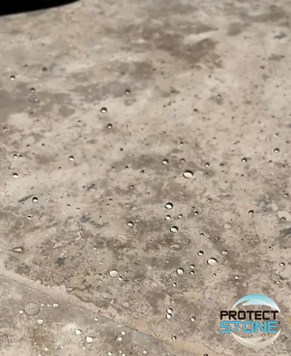 Protect stone Hydrofuge Travertin & Terrasse - Imperméabilisant Oléofuge Pierre Naturelle, Béton Protection Longue Durée Int/Ext 1L (20m²) Sale