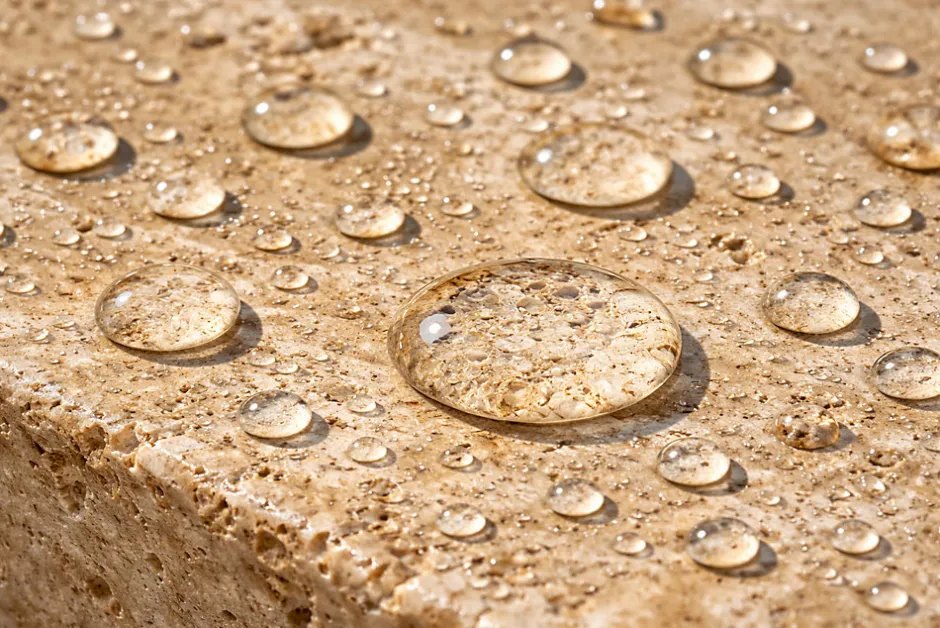 Protect stone Hydrofuge Travertin & Terrasse - Imperméabilisant Oléofuge Pierre Naturelle, Béton Protection Longue Durée Int/Ext 5L (100m²)
