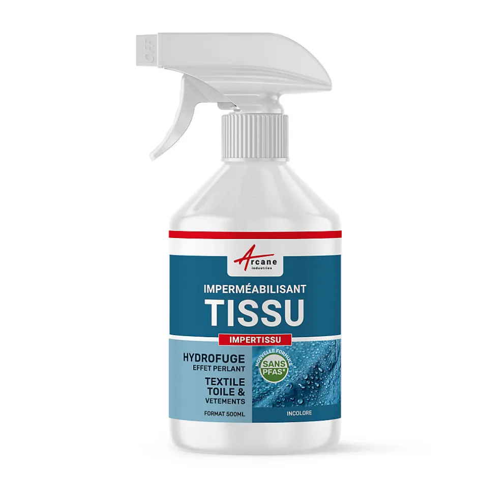 Arcane Industries IMPERMEABILISANT ANTI-TACHES ET HYDROFUGE POUR TISSU - IMPERTISSU - 0.5 L (jusqu'à 5 m²) -