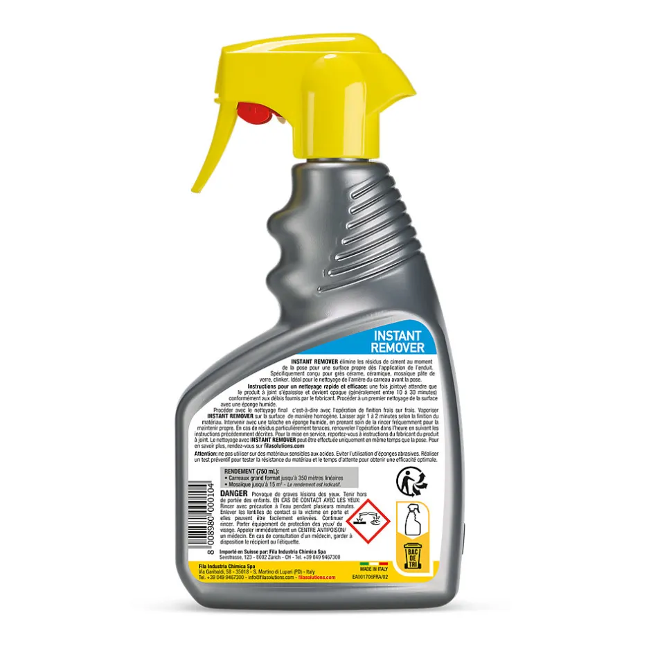 Fila INSTANT REMOVER - INSTANT REMOVER 750ML NETTOYANT POUR JOINT CIMENT Best