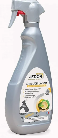 Le Plus De L'Entretien Jedor Spray Surodorant 500ml Parfum Citron Vert - Lot de 2