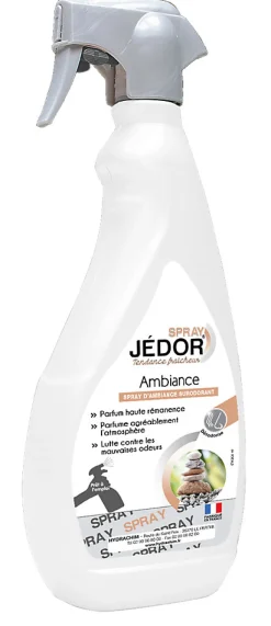 Le Plus De L'Entretien Jedor Spray Surodorant 500ml Parfum Ambiance Lot de 2