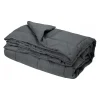 Jeté de lit - Effet duvet (160x240 cm - Argent)
