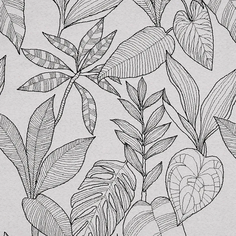 Linder Jeté de lit aux feuilles stylisées (240x260 cm - Beige)