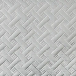 Linder Jeté de lit aux formes géométriques surpiquées (180x240 cm - Ecru) Sale