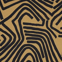 Linder Jeté de lit avec des impressions ethniques (240x260 cm - Orange)