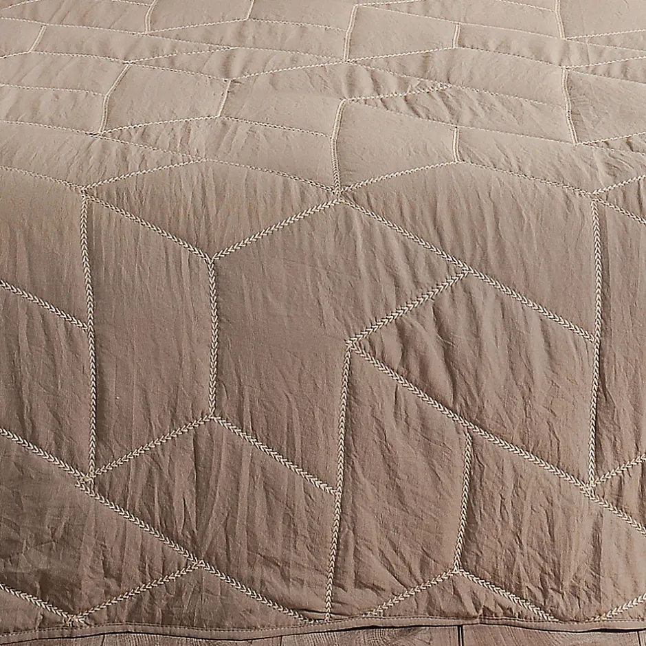 Linder Jeté de lit Calisson (230x250 cm - Ecru)