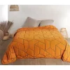 Linder Jeté de lit Calisson (150x200 cm - Orange)