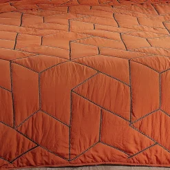 Linder Jeté de lit Calisson (150x200 cm - Rouge Orangé) Hot