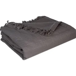 Atmosphera Créateur D'Intérieur Jeté de lit en coton - gris 230x250 cm - Atmosphera