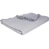 Atmosphera Créateur D'Intérieur Jeté de lit en coton - gris clair 230x250 cm - Atmosphera