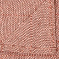 Atmosphera Créateur D'Intérieur Jeté de lit Pollie coton 150x200cm- Rouge- Atmosphera