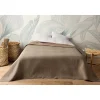 Linder Jeté de lit uni 100% polyester "Hawai" - 230x250cm - Taupe