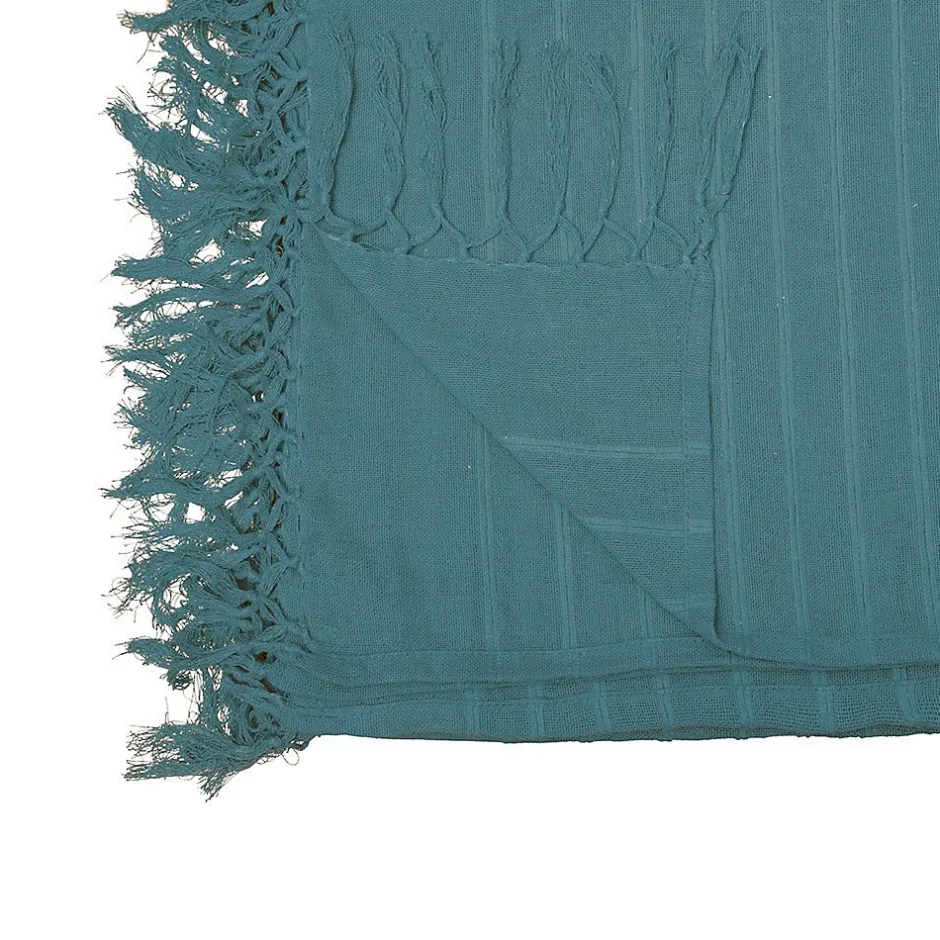 Atmosphera Créateur D'Intérieur Jeté de lit 230x250 cm canard coton
