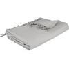 Atmosphera Créateur D'Intérieur Jeté de lit 160x220 gris clair coton