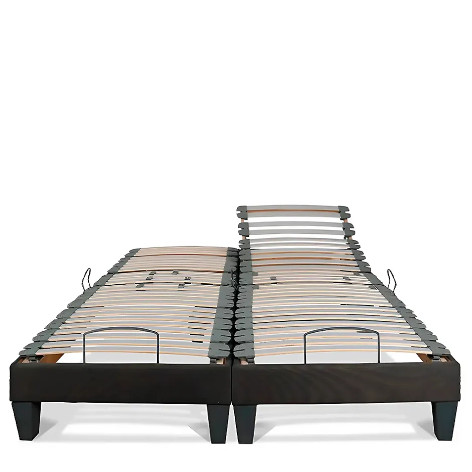 Bellecour Jeu de 2 sommiers électriques Amiral 2x90x200 cm Lattes Online
